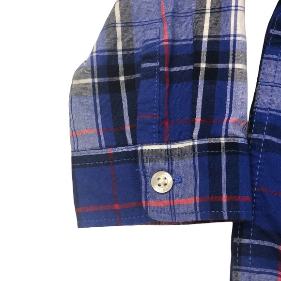 BabyGap Plaid Button-Front Cotton Long Sleeve Shirt Size 18-24 Months - Picture 8 of 10